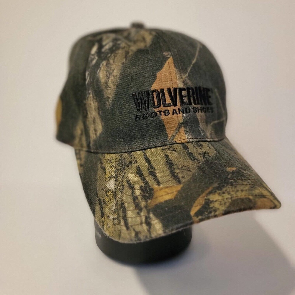 WOLVERINE Boots & Shoes Hat Adult Camo Adjustable Snapback